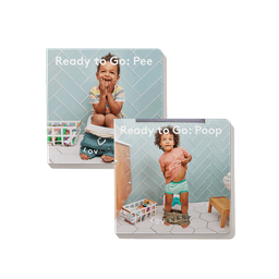 Ready to Go Pee and Ready to Go Poop books by Lovevery